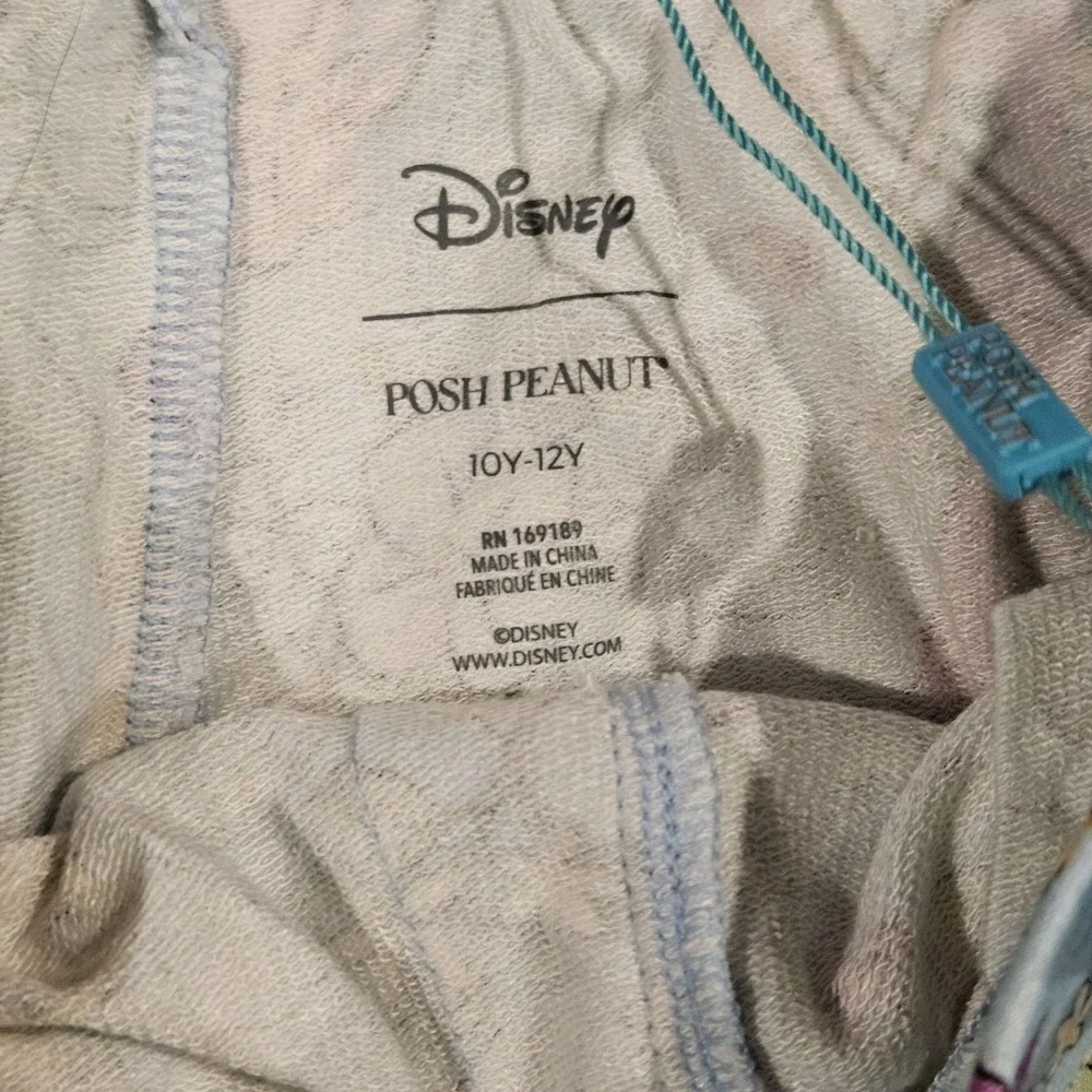 Posh Peanut Disney Princess Girls Bamboo Pants OG Blue‎ Size 10/12 NWT